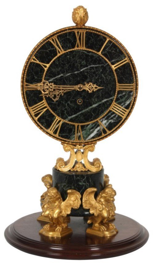 Marble & Bronze Chelsea Mantle Clock
