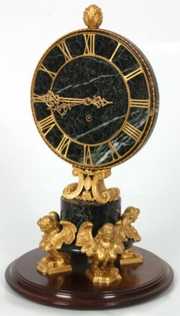 Marble & Bronze Chelsea Mantle Clock