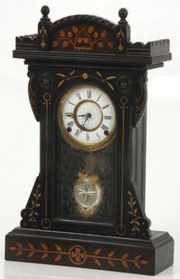 Kroeber Inlaid Mantle Clock