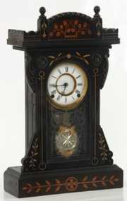 Kroeber Inlaid Mantle Clock