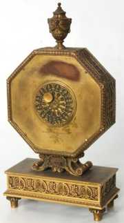 Chelsea Brass Repousse Mantle Clock