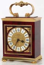 Brass Cartier Striking Desk Clock