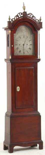 John Bailey Mahogany Dwarf Floor Clock