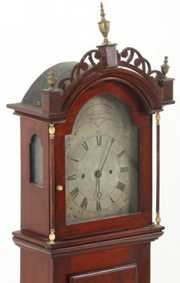 John Bailey Mahogany Dwarf Floor Clock