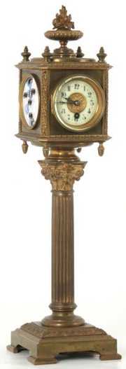 Miniature Bronze 4 Dial Tower Clock