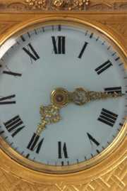 Gilt Brass Illuminated Dial Carriage Clock