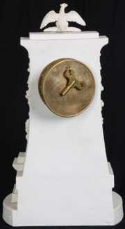 Parian Figural Mantle Clock