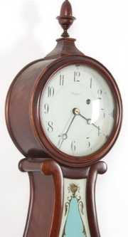 Chelsea Mahogany Lyre Banjo Clock