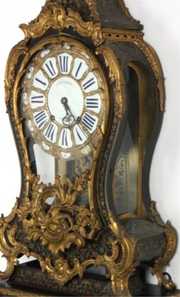 Thuillier Boulle & Brass Inlaid Bracket Clock