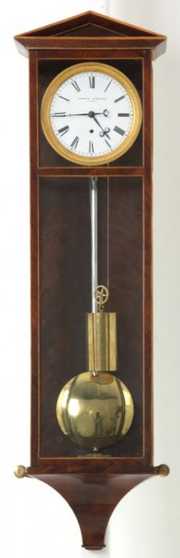 Miniature Dachluhr Biedermeier Regulator