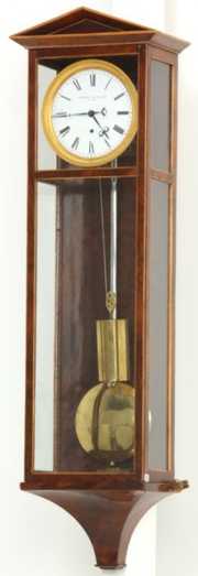 Miniature Dachluhr Biedermeier Regulator