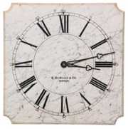 Signed E. Howard Marble Dial Wall Clock