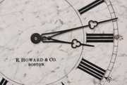 Signed E. Howard Marble Dial Wall Clock