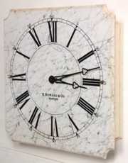 Signed E. Howard Marble Dial Wall Clock