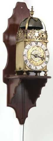 17th C. Thos. Loomes Brass Lantern Clock