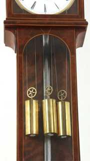 Mahogany Laterndluhr Biedermeier Regulator