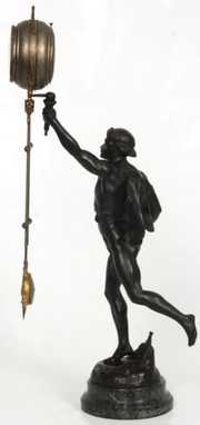 French Figural ‘Victory’ Mystery Swinging Clock