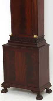 Bawo & Dotter Carved Mahogany Grandfather Clock