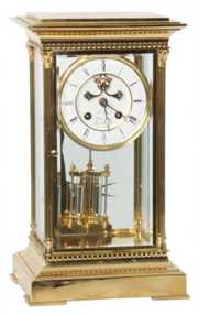 L’Epie Crystal Regulator Liberty Clock