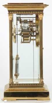 L’Epie Crystal Regulator Liberty Clock