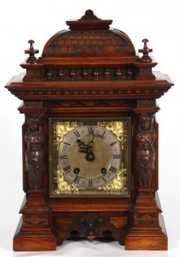 Mahogany Winterhalder & Hofmeier Bracket Clock