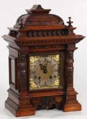 Mahogany Winterhalder & Hofmeier Bracket Clock