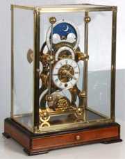 Harrison Grasshopper Skeleton Clock