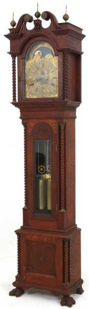 Oak Walter Durfee Grandfather Clock