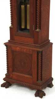 Oak Walter Durfee Grandfather Clock