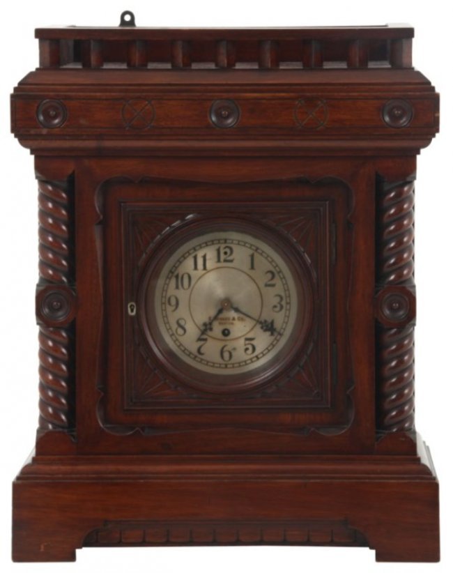 E. Howard & Co. Mahogany Mantle Clock
