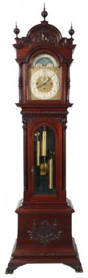 Mahogany 5 Tube Grandfather Clock