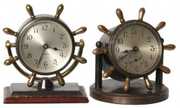 2 Chelsea Ship’s Wheel Desk Clocks