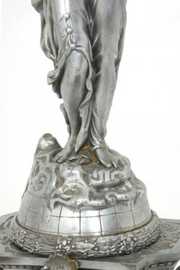 Ansonia Figural “Gloria” Mantle Clock