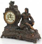 Ansonia Figural Mantle Clock Â Arion