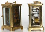2 French Brass Carriage Clocks