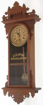 E.N. Welch Eclipse Calendar Wall Regulator