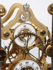 HarrisonÂs Grasshopper Escapement Skeleton Clock