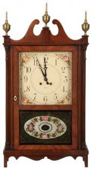 Chelsea Pillar & Scroll Clock