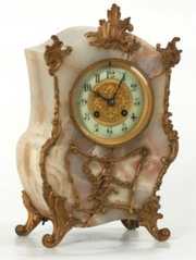 Bigelow & Kennard Onyx Mantle Clock