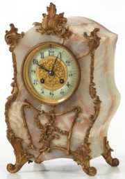 Bigelow & Kennard Onyx Mantle Clock