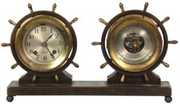 Chelsea Ship’s Bell Desk Clock w/ Barometer