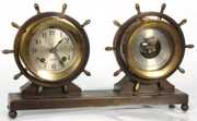 Chelsea Ship’s Bell Desk Clock w/ Barometer