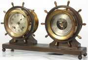 Chelsea Ship’s Bell Desk Clock w/ Barometer