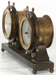 Chelsea Ship’s Bell Desk Clock w/ Barometer