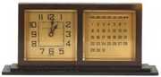 Chelsea Double Dial Calendar Desk Clock