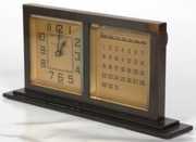 Chelsea Double Dial Calendar Desk Clock