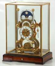 Harrison Grasshopper Skeleton Clock (Replica)