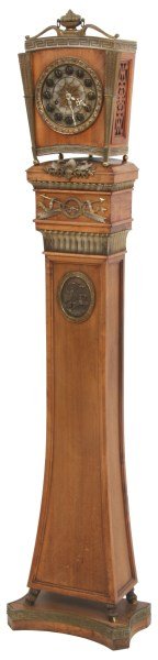 Spanish Bronze Mounted Mahogany Clock