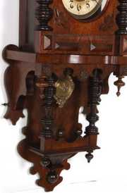 Friedrich Mauthe Walnut Wall Regulator