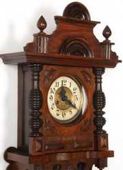 Friedrich Mauthe Walnut Wall Regulator